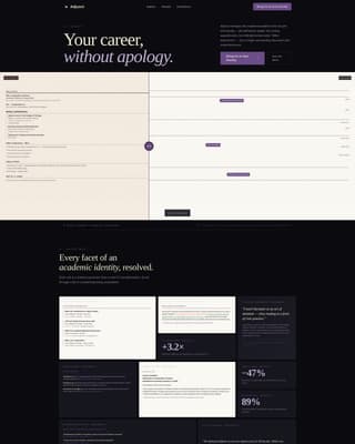 Adjunct - Tenureready Academic Landing Page Template