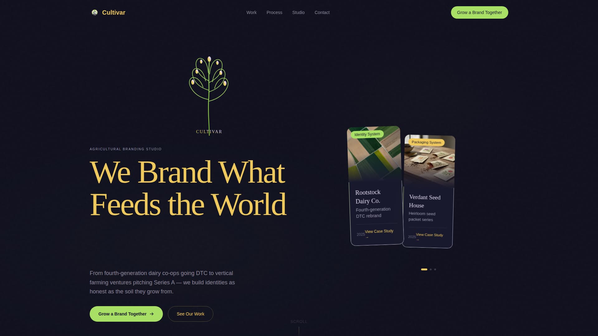 Cultivar - Authentic Agriculture Landing Page Template