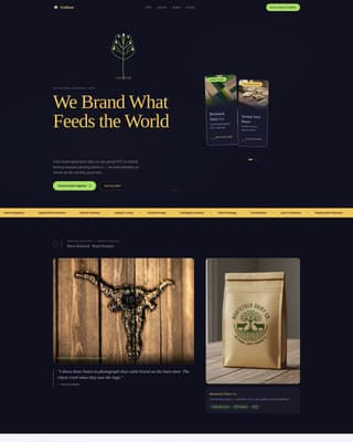 Cultivar - Authentic Agriculture Landing Page Template