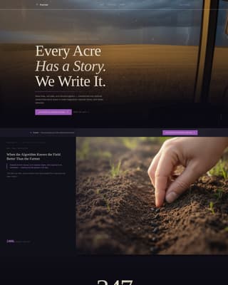 Furrow - Compelling Agriculture Landing Page Template