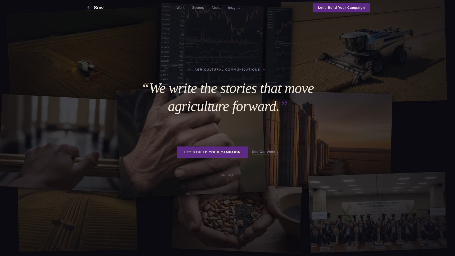 Sow - Authoritative Agriculture Landing Page Template