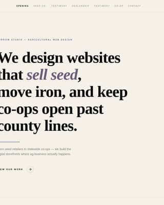 Furrow - Compelling Agricultureagency Landing Page Template