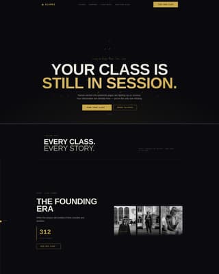 Alumni - Premium Connection Landing Page Template