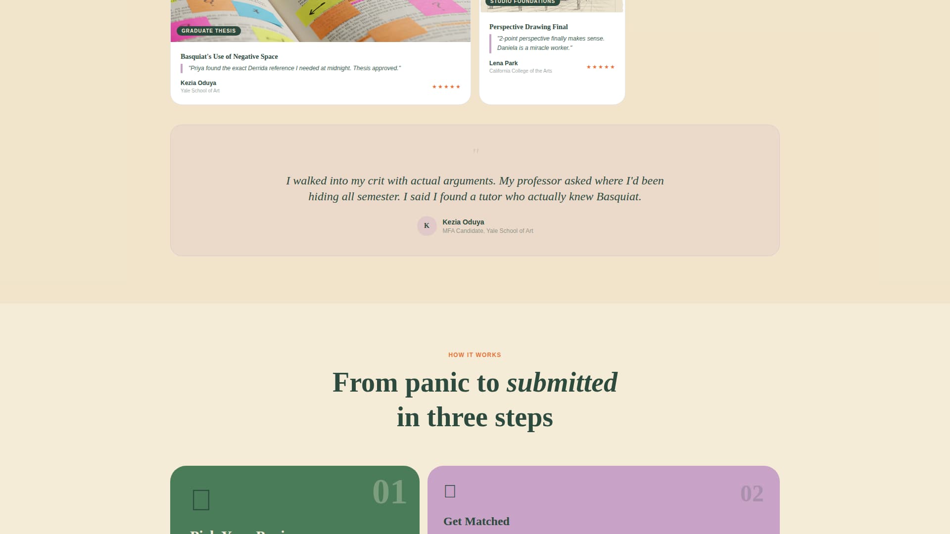 Palette - Vibrant Finearts Landing Page Template