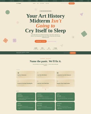 Palette - Vibrant Finearts Landing Page Template