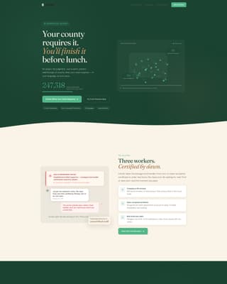 Certify - Trusted Foodhandler Landing Page Template