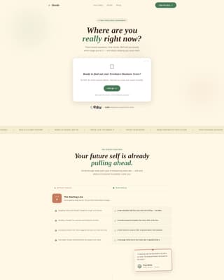 Hustle - Empowering Freelancer Landing Page Template