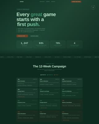 Spawn - Immersive Game Development Landing Page Template