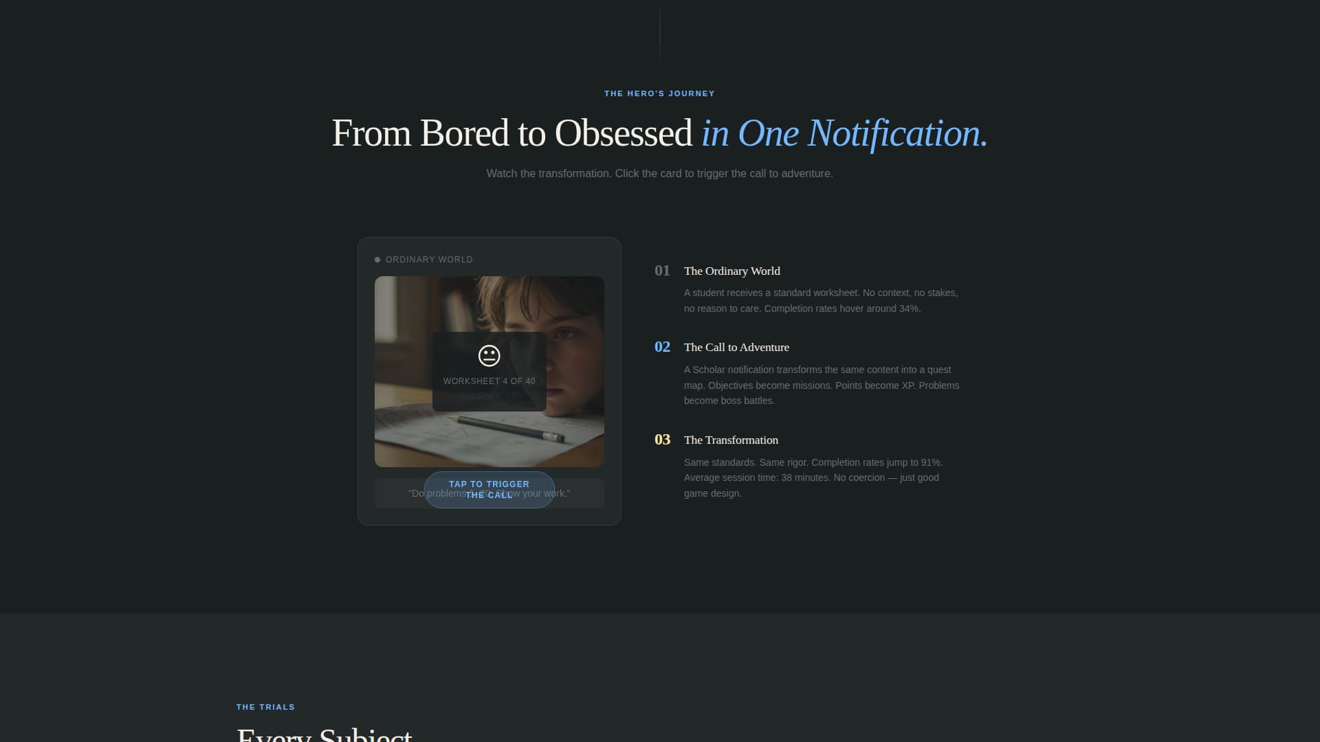 Scholar - Authoritative Edtech Landing Page Template