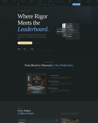 Scholar - Authoritative Edtech Landing Page Template
