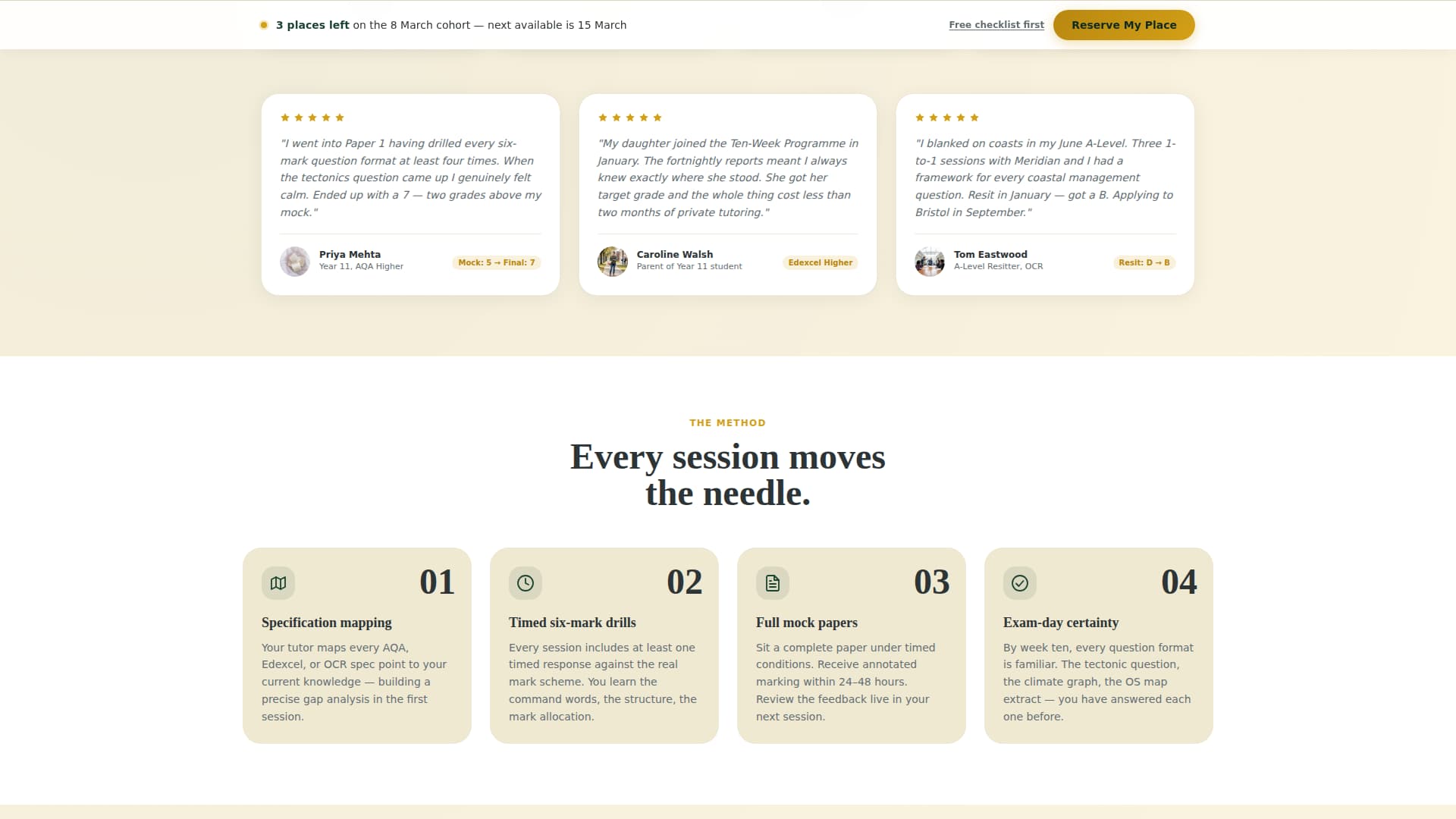 Meridian - Precision Geography Landing Page Template