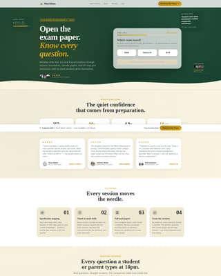 Meridian - Precision Geography Landing Page Template
