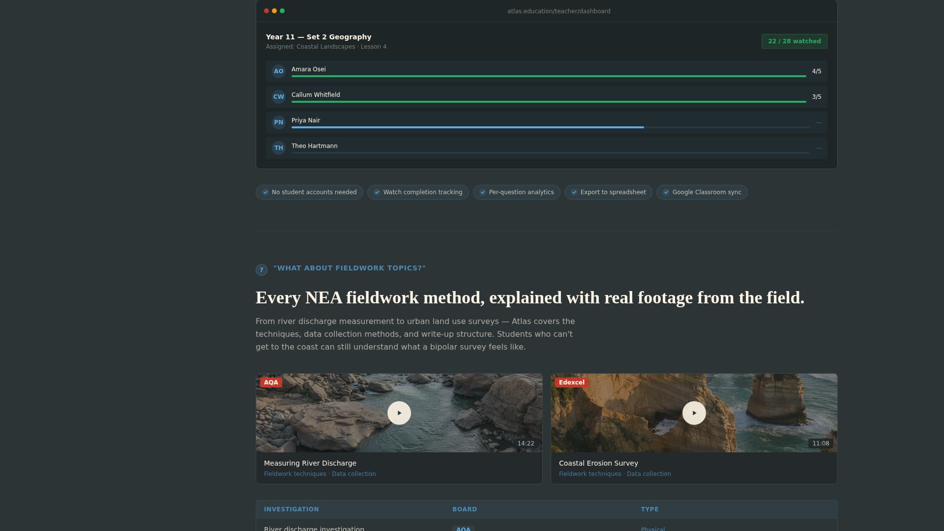 Atlas - Authoritative Geography Landing Page Template