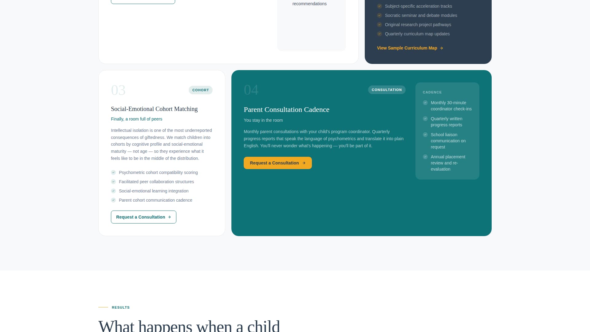 Gifted - Precision Enrichment Landing Page Template