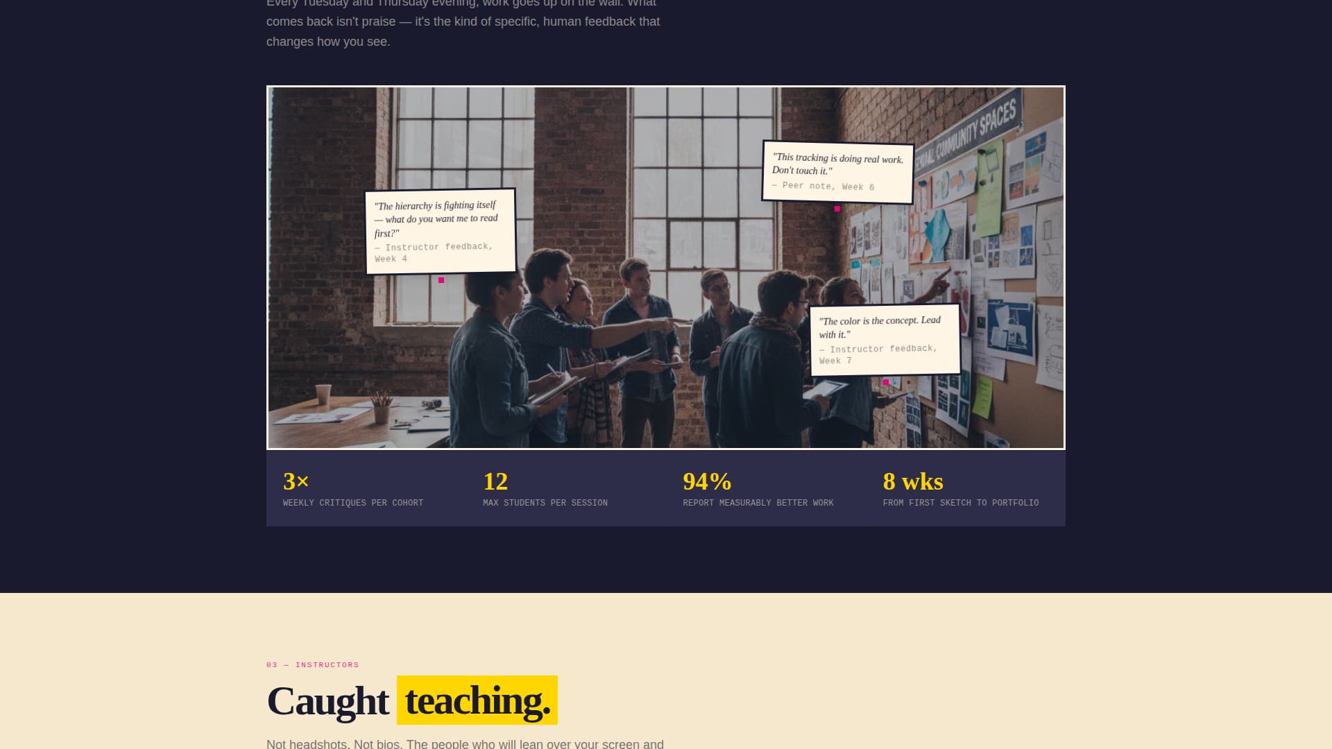 Glyph - Vibrant Designschool Landing Page Template
