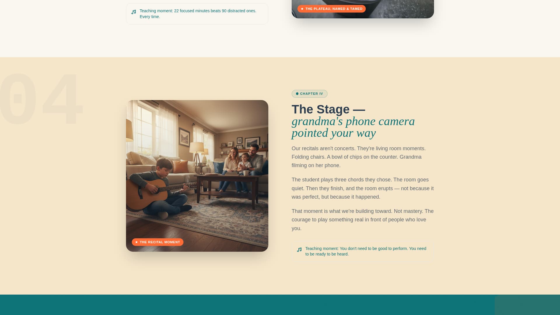 Strum - Inspiring Guitaracademy Landing Page Template