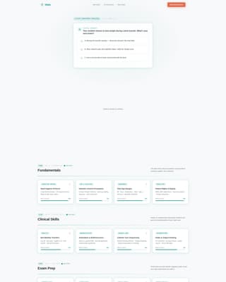 Vitals - Authoritative Nursing Assistant Landing Page Template