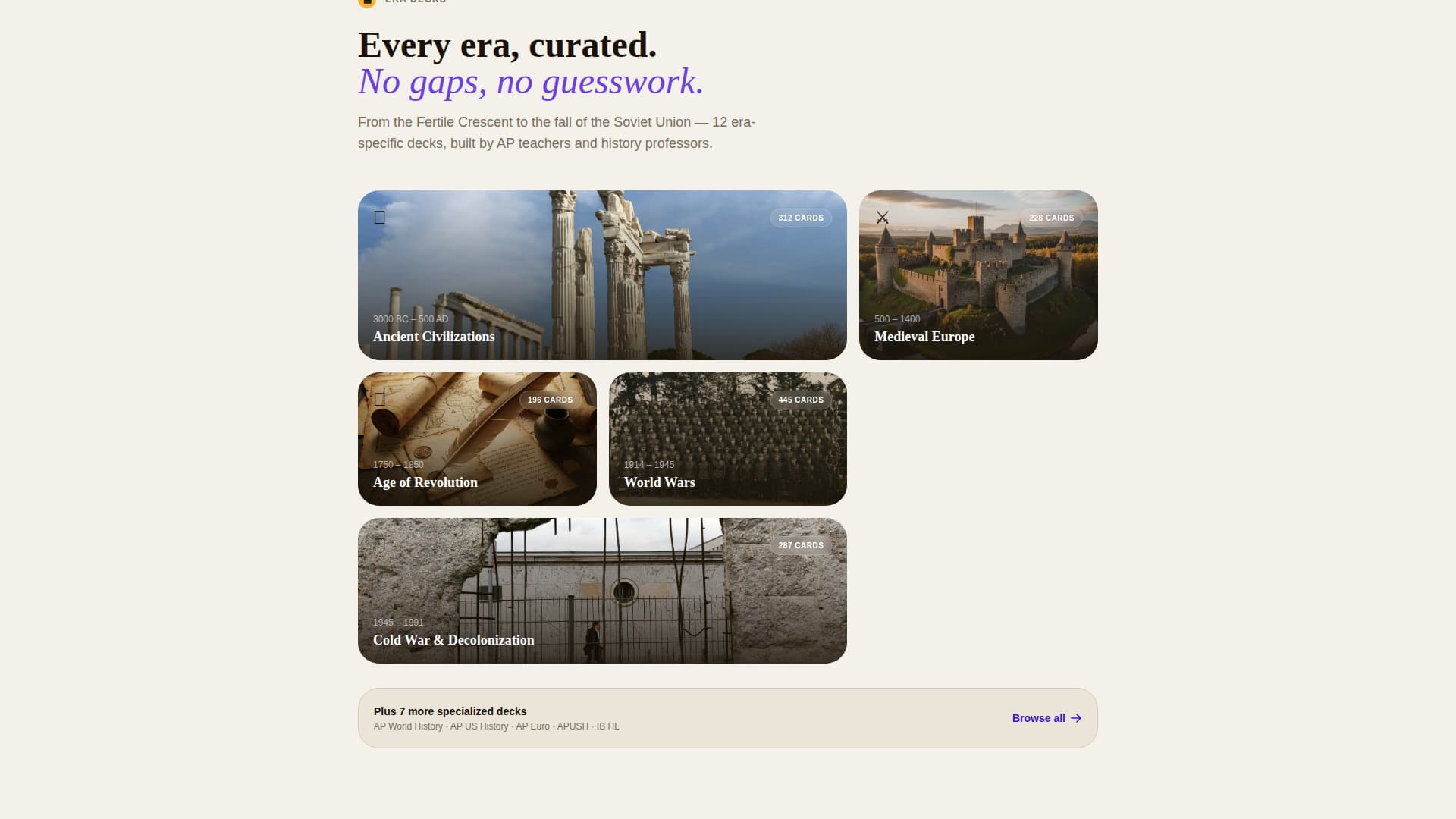 Chronicle - Powerful History Landing Page Template