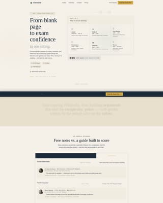 Chronicle - Authoritative History Landing Page Template