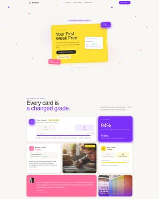 Brainbox - Playful Tutoring Landing Page Template