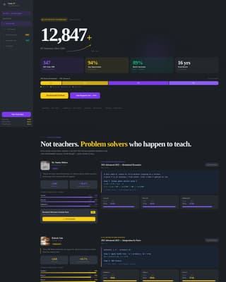 Crack - Precision IIT JEE Landing Page Template