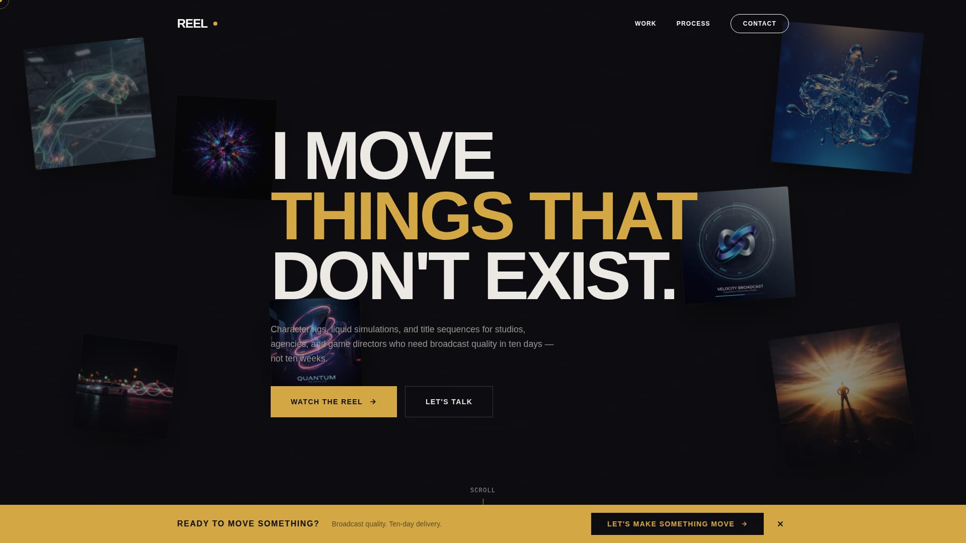 Frame — Cinematic Video Editor Landing Page Template