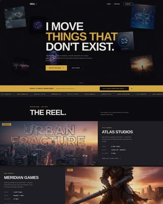 Frame — Cinematic Video Editor Landing Page Template