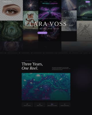 Animate - Immersive Animator Landing Page Template
