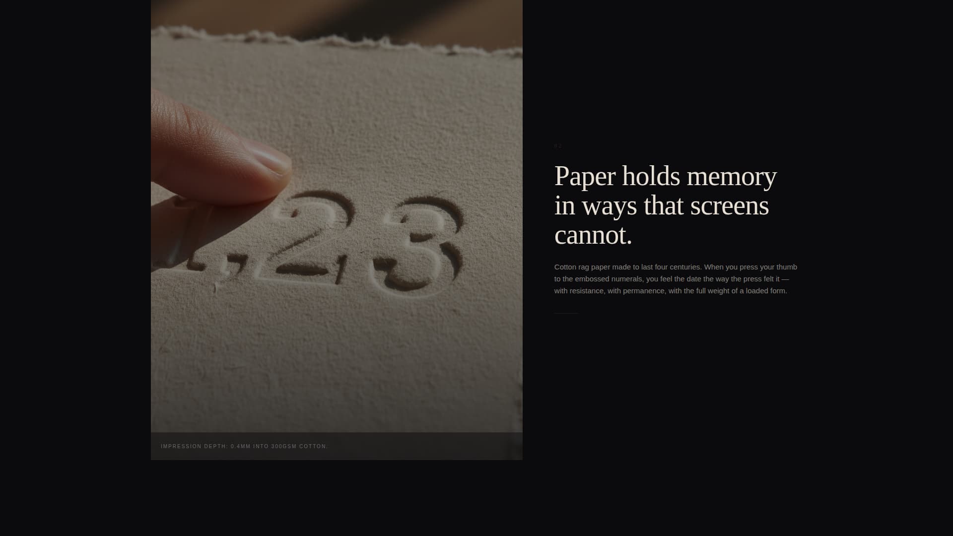 Etch - Timeless Memorial Landing Page Template