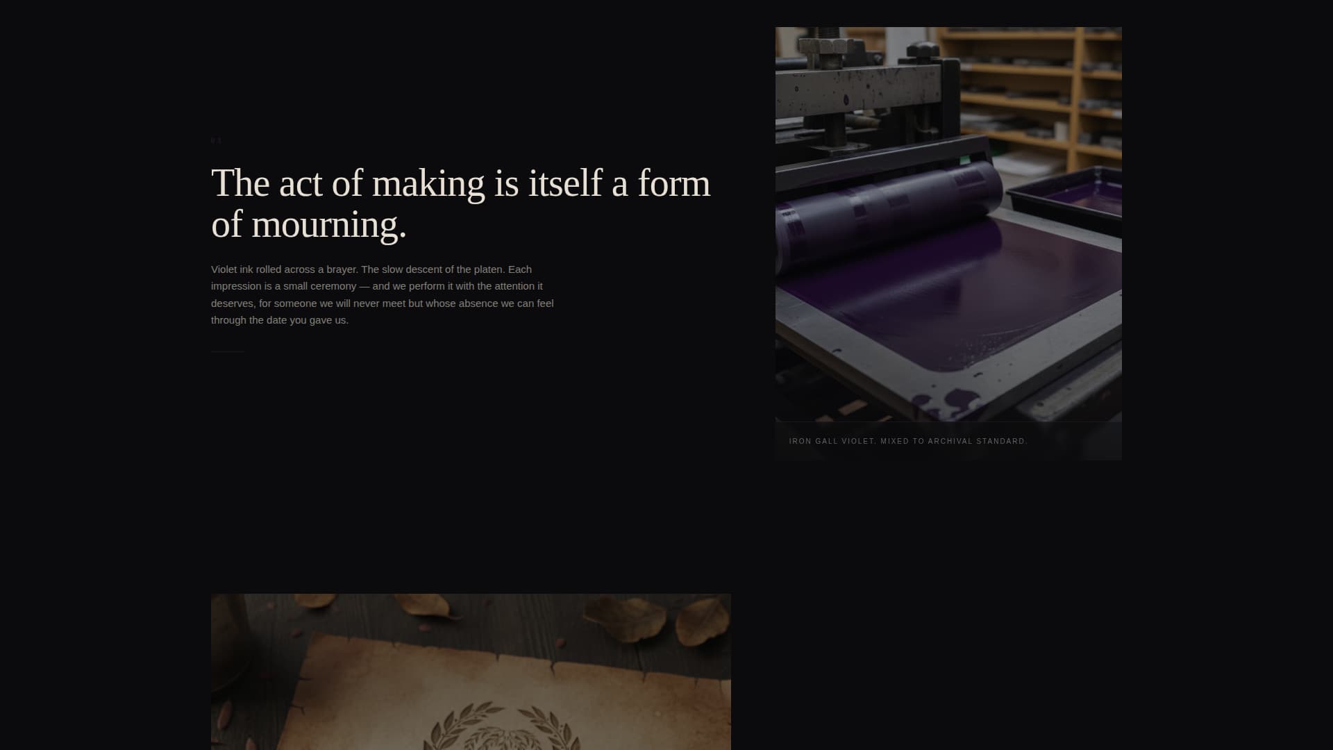 Etch - Timeless Memorial Landing Page Template