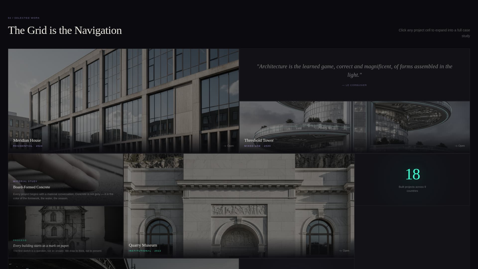 Draft - Iridescent Architect Landing Page Template