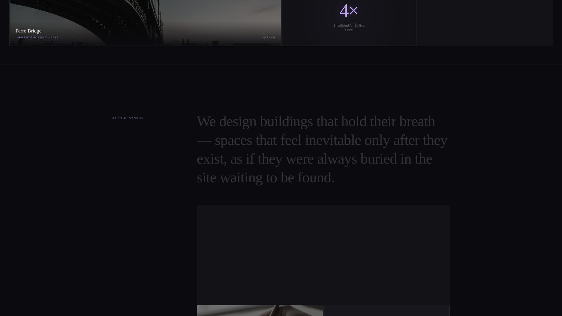 Draft - Iridescent Architect Landing Page Template