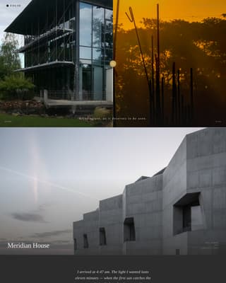 Folio - Immersive Architect Landing Page Template