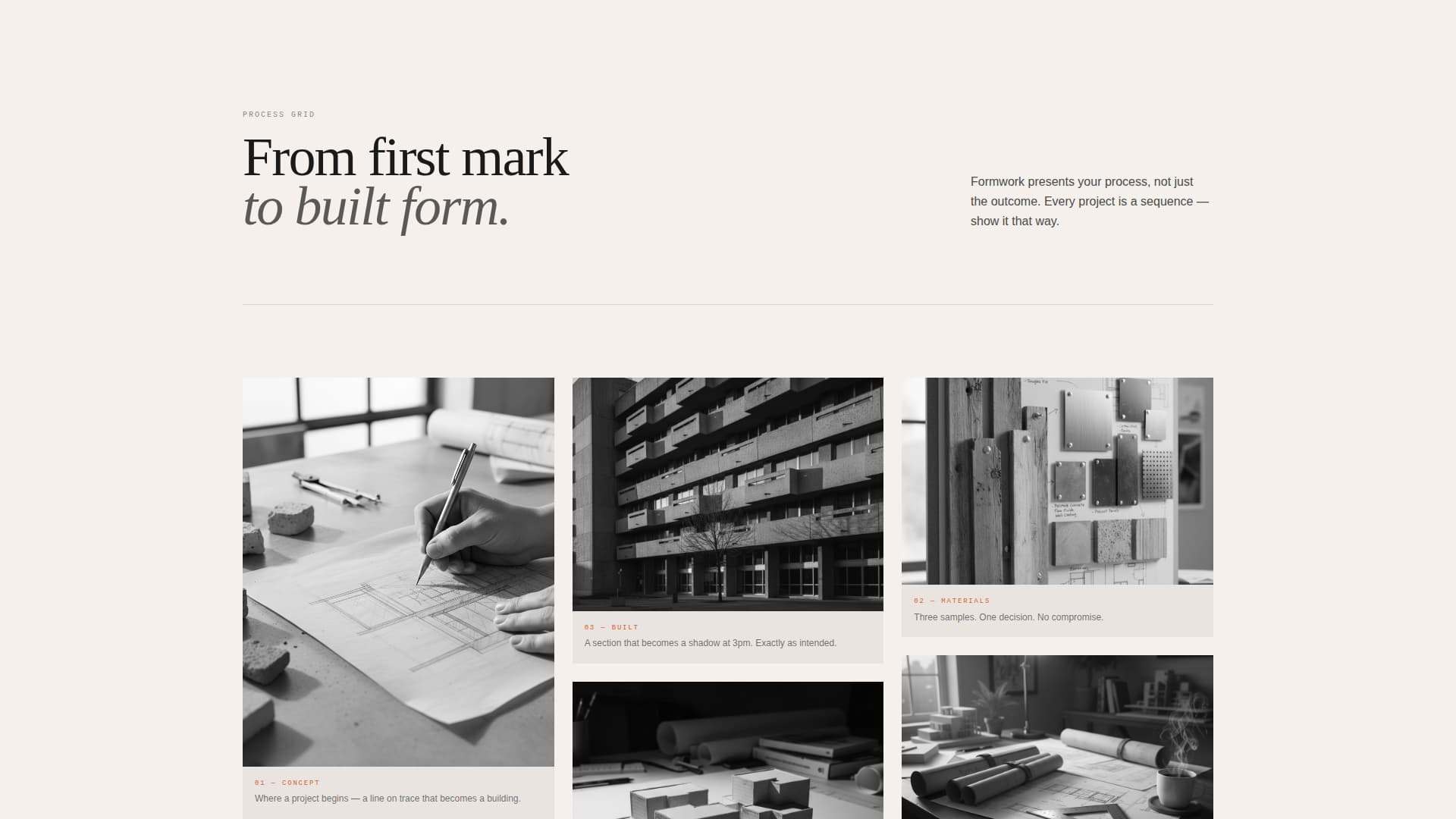 Architect - Premium Minimalist Landing Page Template