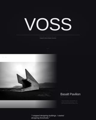 Archform - Visionary Architect Landing Page Template