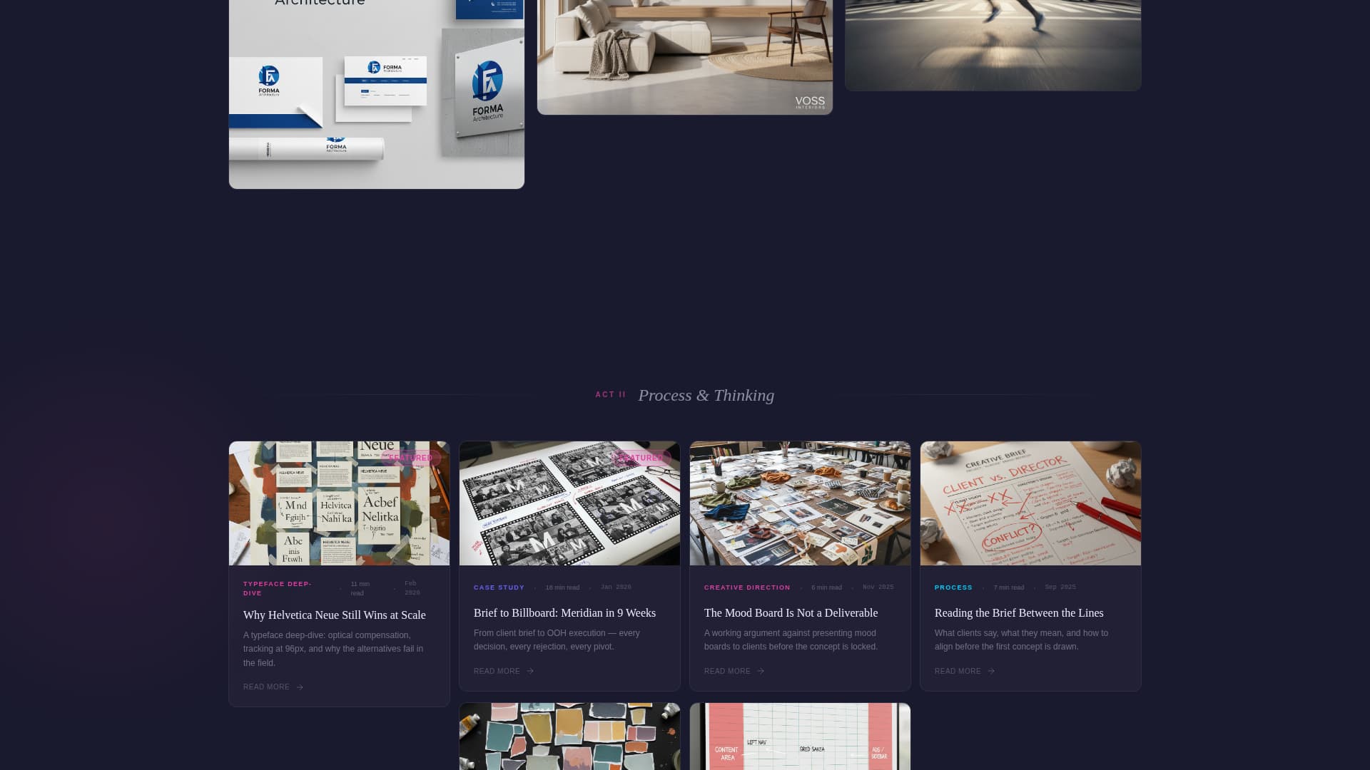 Atelier - Iridescent Artdirector Landing Page Template