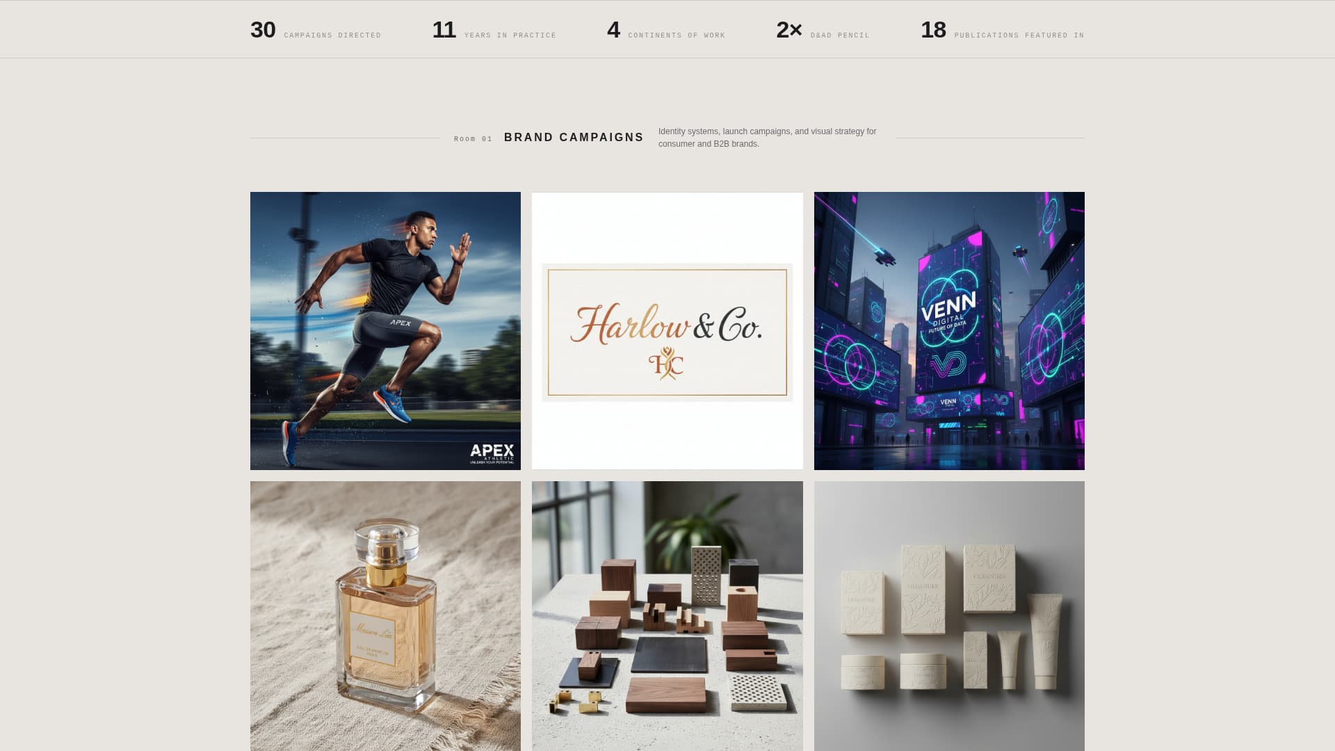 Folio - Compelling Artdirector Landing Page Template