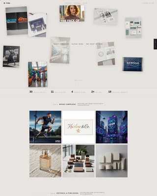 Folio - Compelling Artdirector Landing Page Template