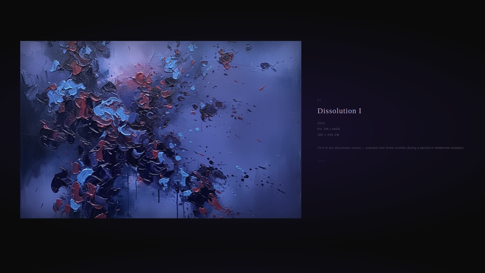 Canvas - Immersive Artist Landing Page Template