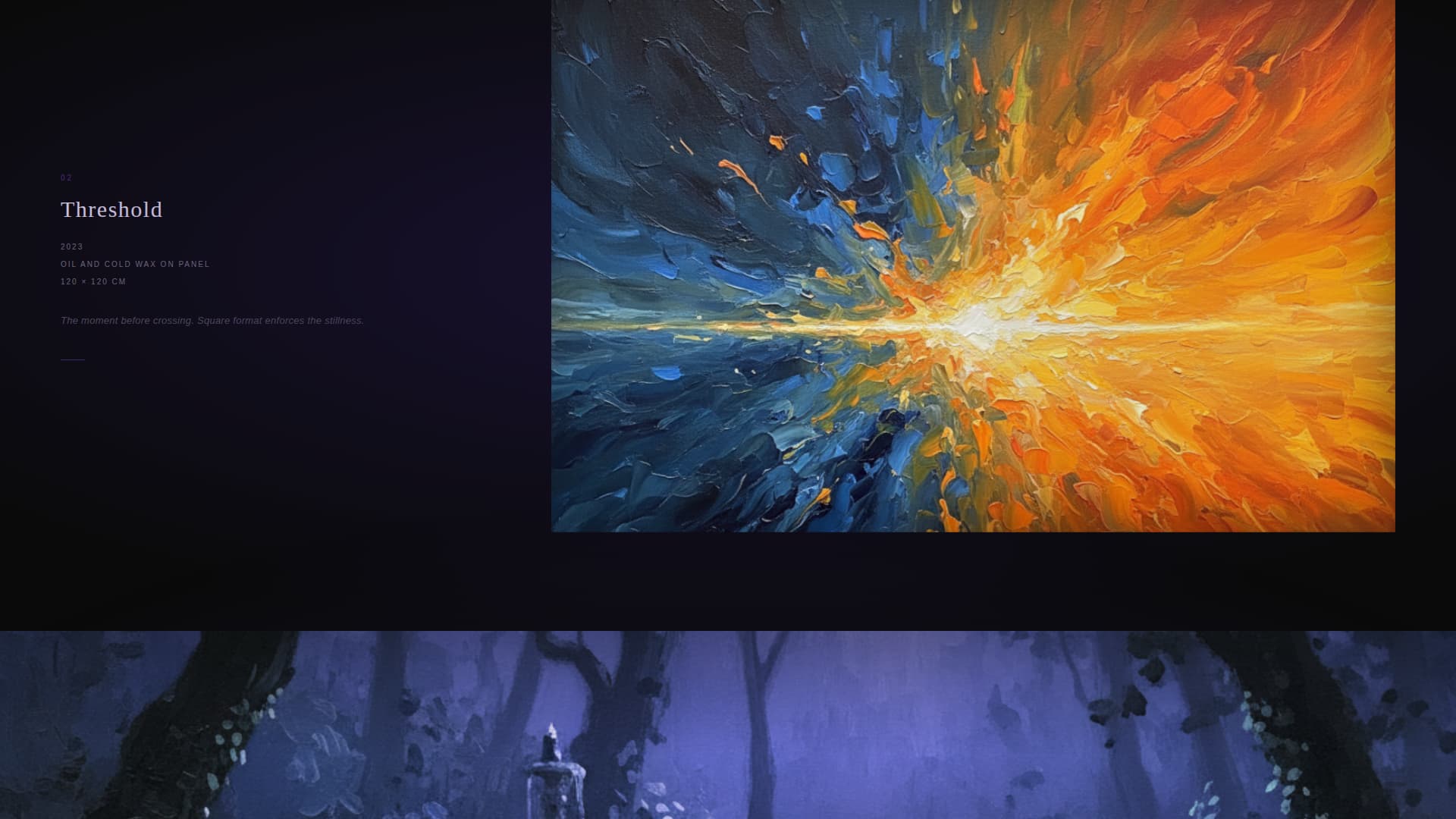 Canvas - Immersive Artist Landing Page Template