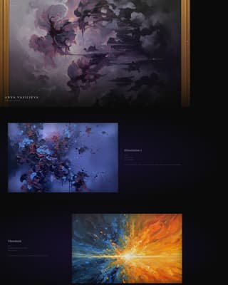 Canvas - Immersive Artist Landing Page Template
