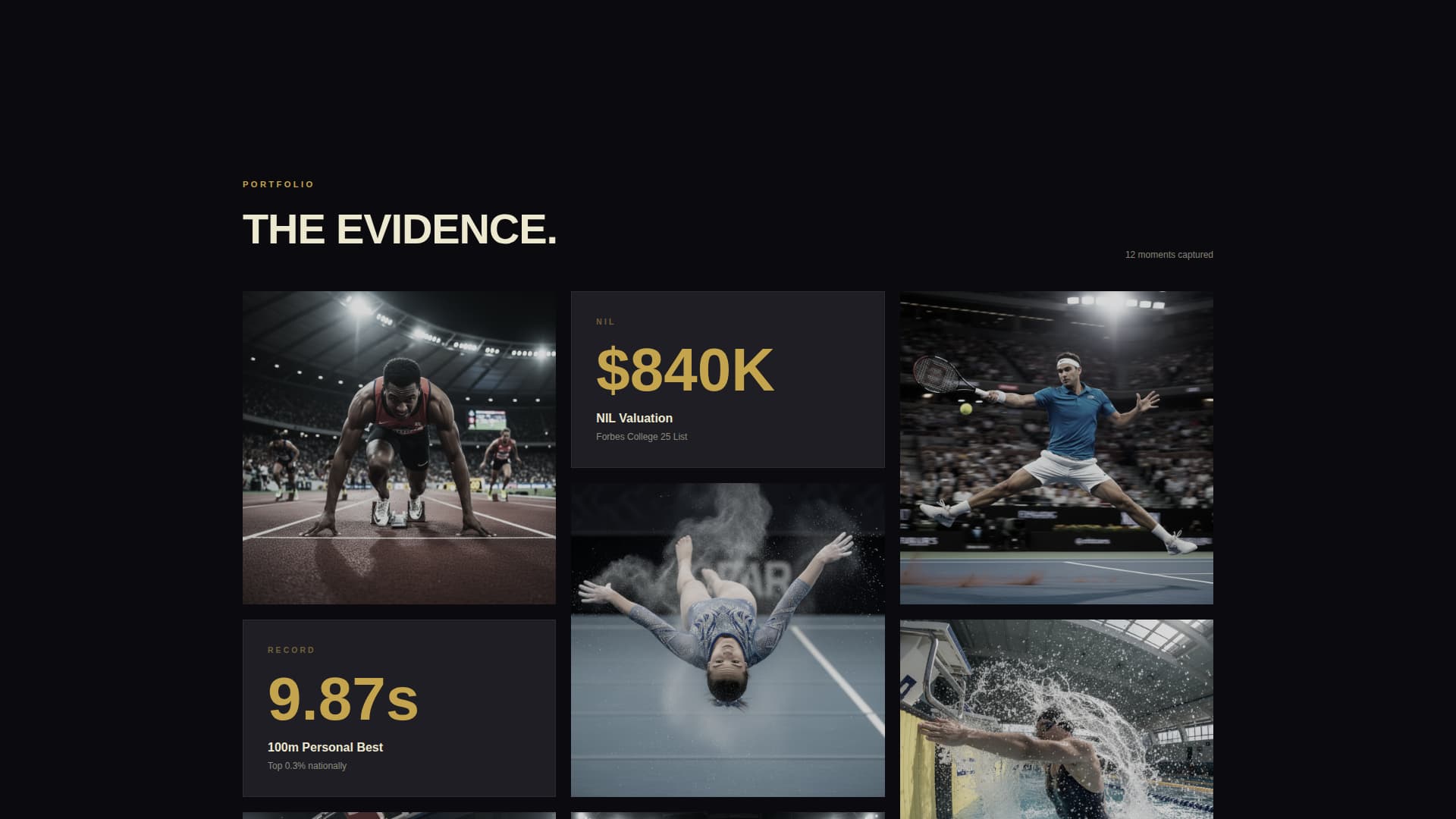 Grind - Powerful Athlete Landing Page Template