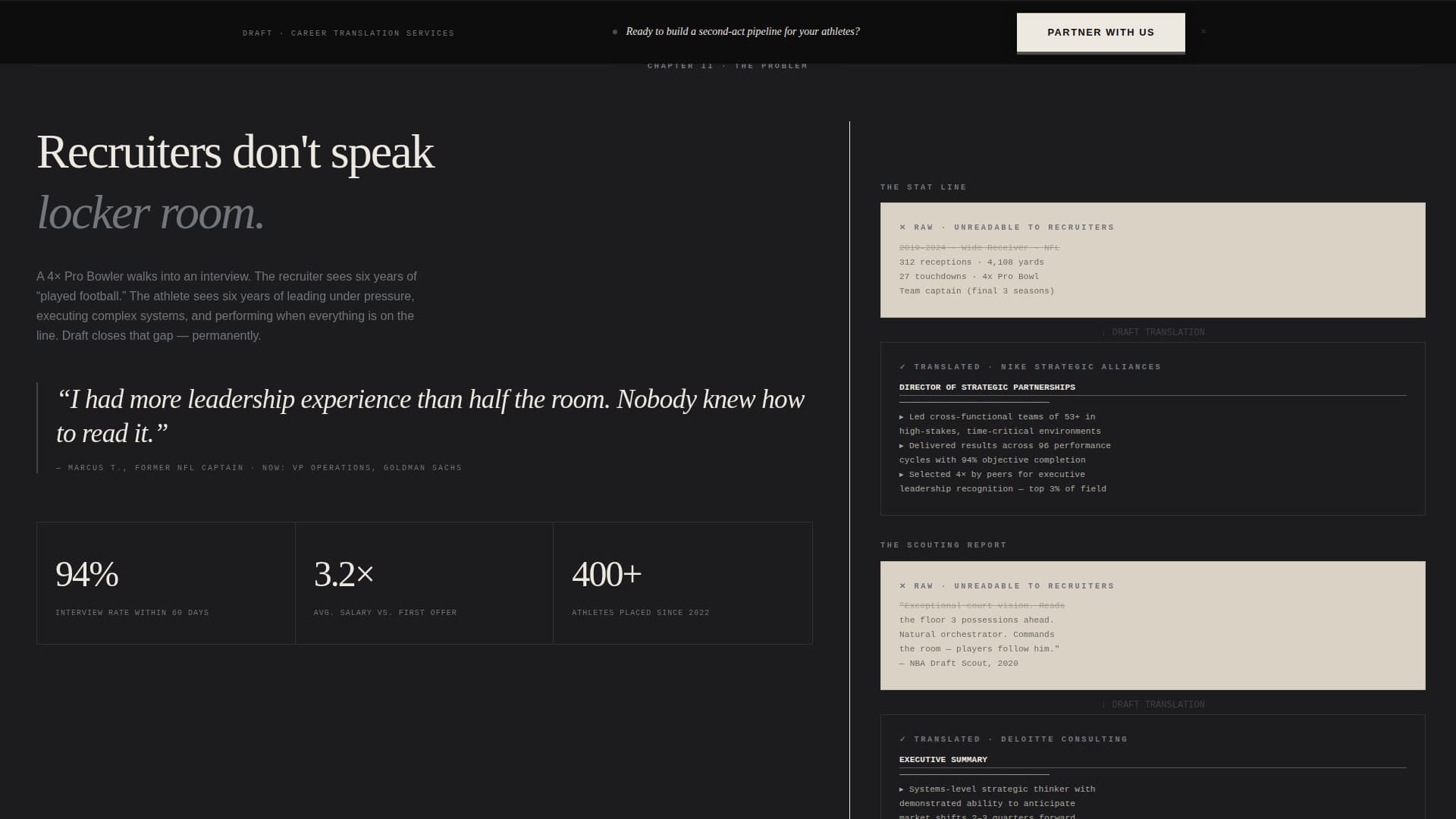 Draft - Powerful Athlete Landing Page Template