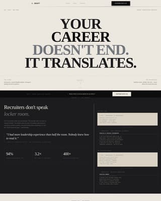 Draft - Powerful Athlete Landing Page Template