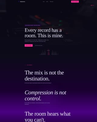 Waveform - Immersive Audioengineer Landing Page Template