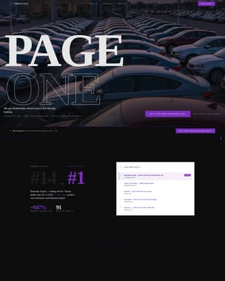 Throttle - Highvoltage Automotive Landing Page Template