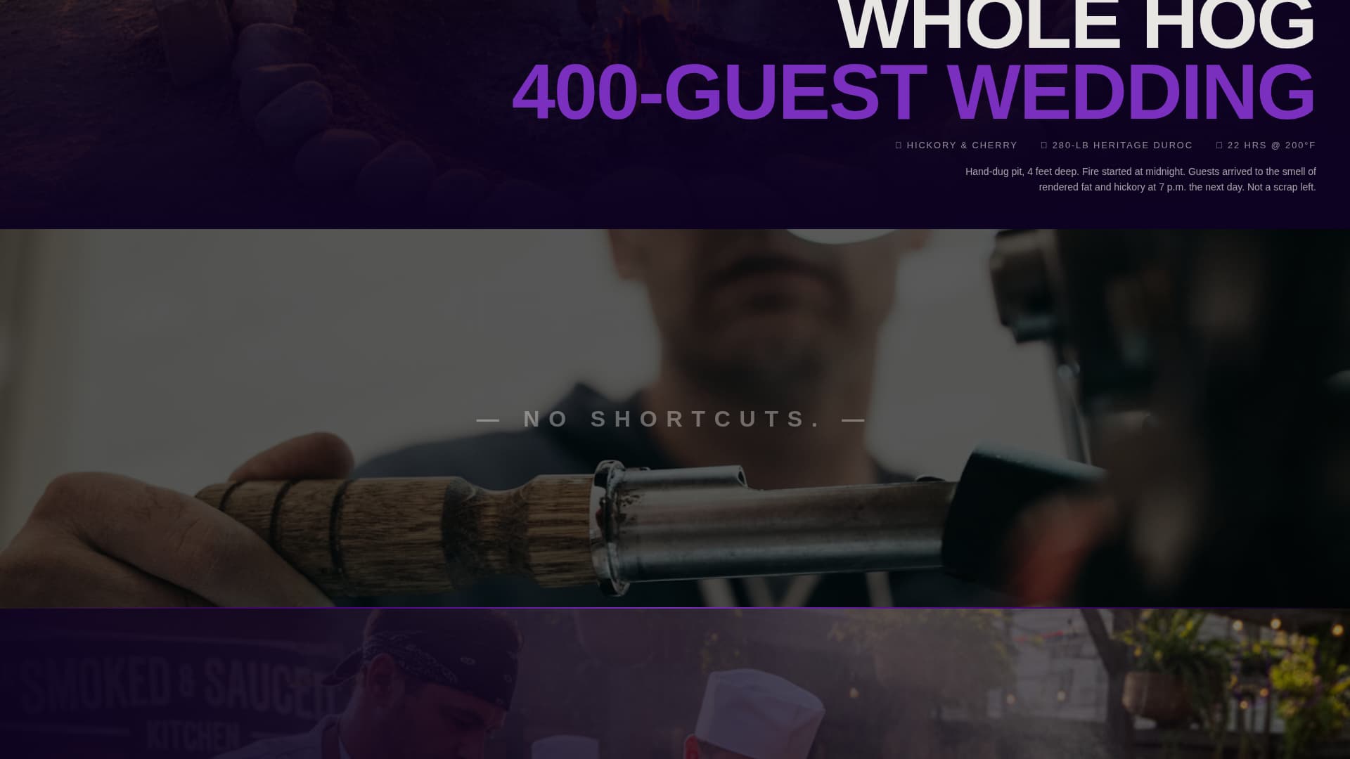 Smoke - Bold Pitmaster Landing Page Template