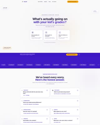 Hearth - Trusted Tutoring Landing Page Template