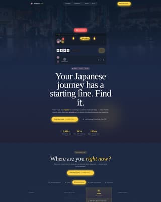 Kotoba - Immersive Japanese Landing Page Template