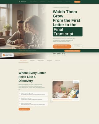 Homeroom - Trusted K12 Landing Page Template